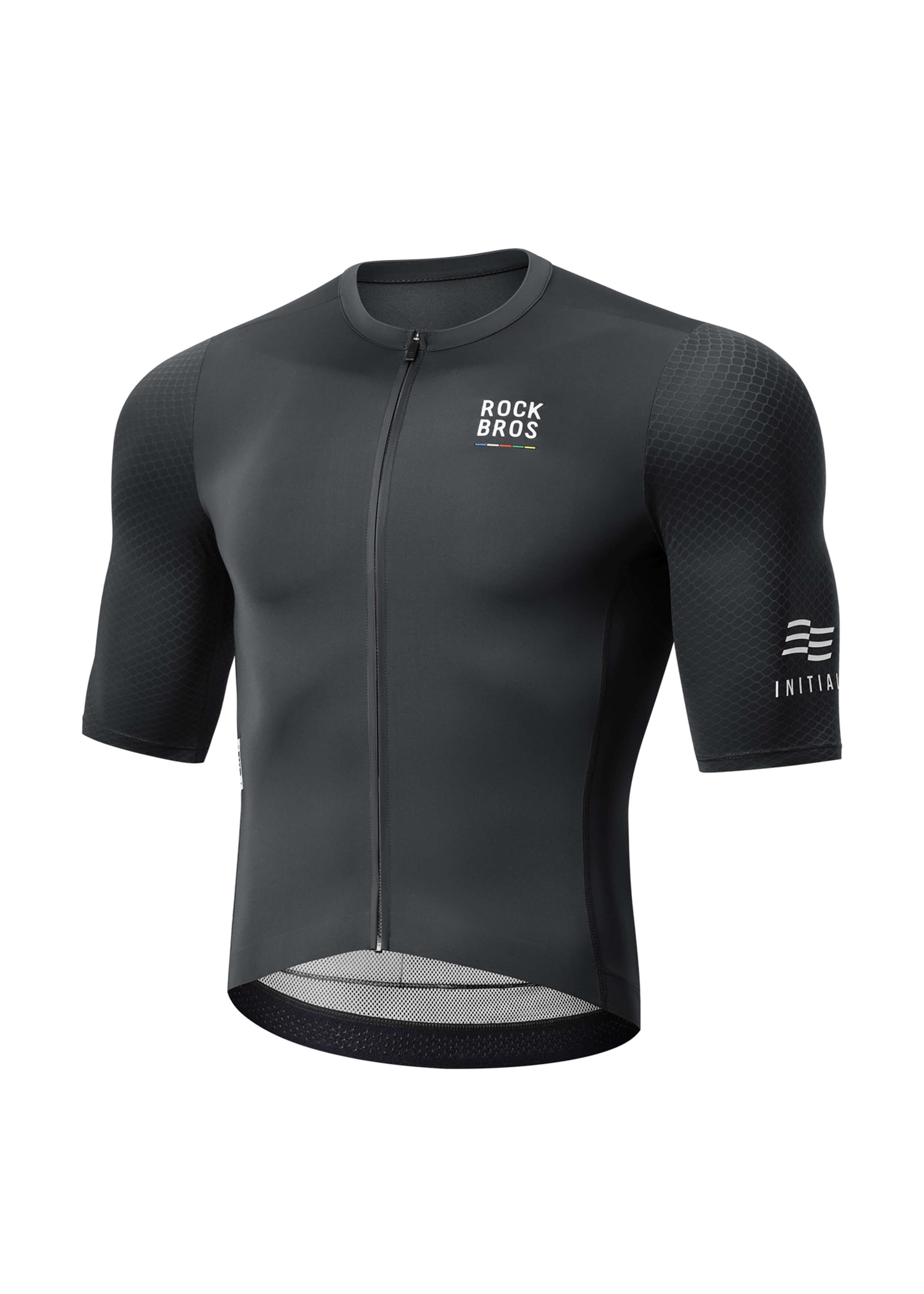 Men's Cycling Jersey Quick Dry Breathable Bicycle Zipper T Shirt With Letter Pattern Old Man Graphic  Rear Pockets Short Sleeve Road Bike Clothing G 601099644057585