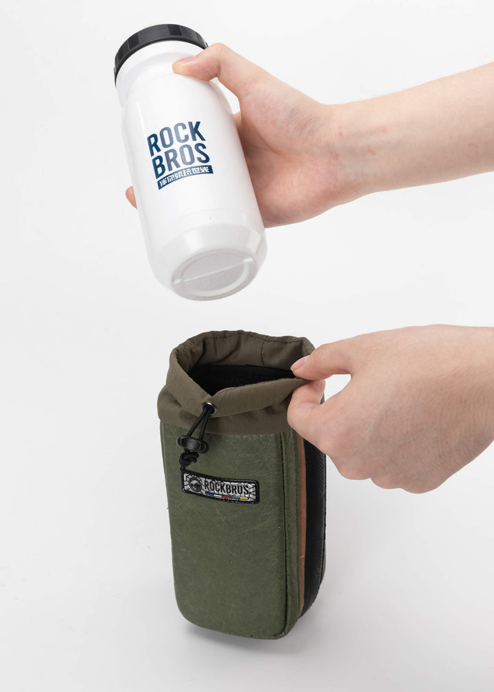 Eco Bike Bottle Bag 0.8L Tyvek Recycled Tire - ROAD TO SKY