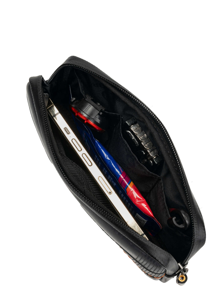 Eco-Friendly Bike Wallet 0.4L – Tyvek and Recycled Tire ROAD TO SKY