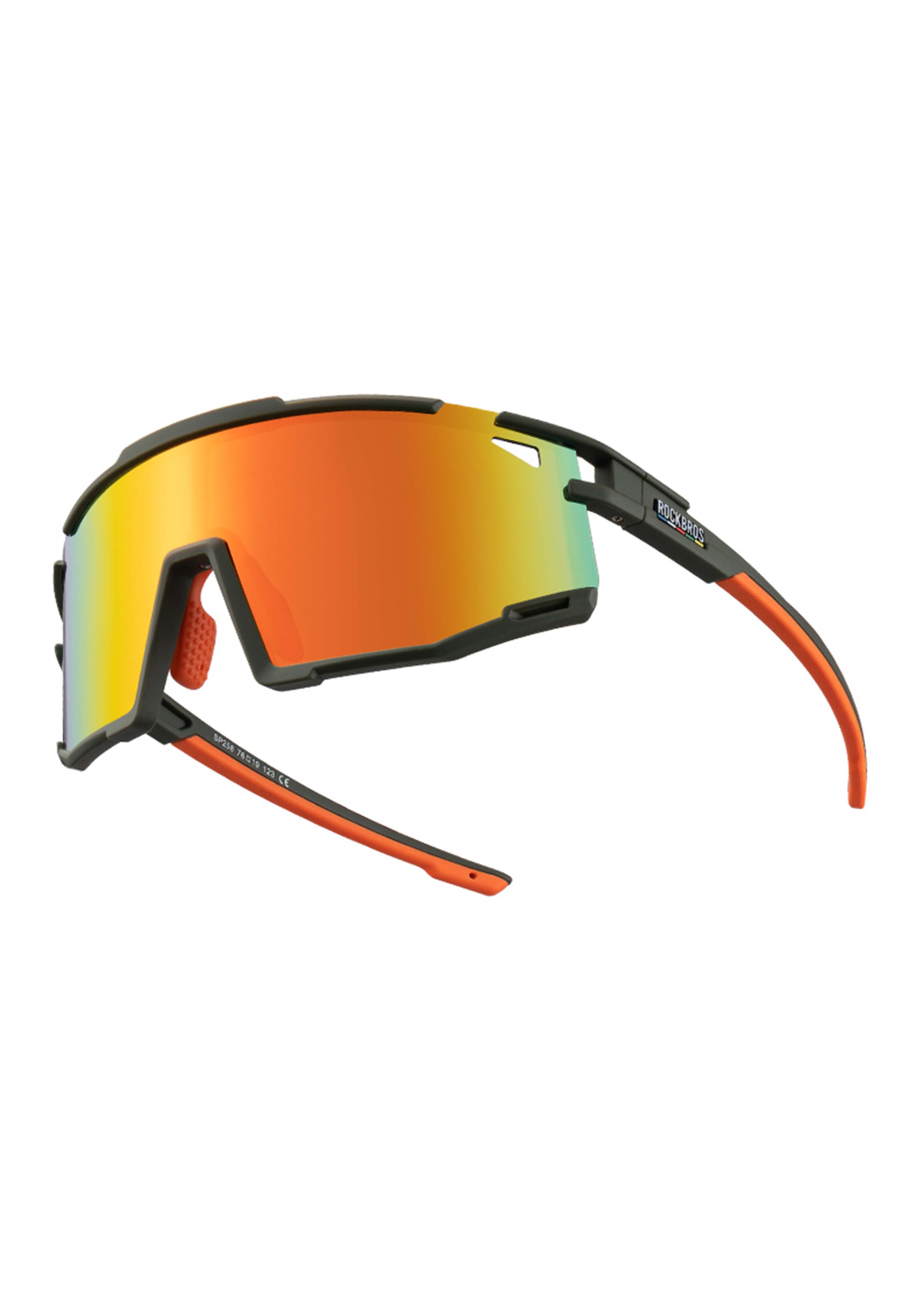 Red cycling glasses on sale