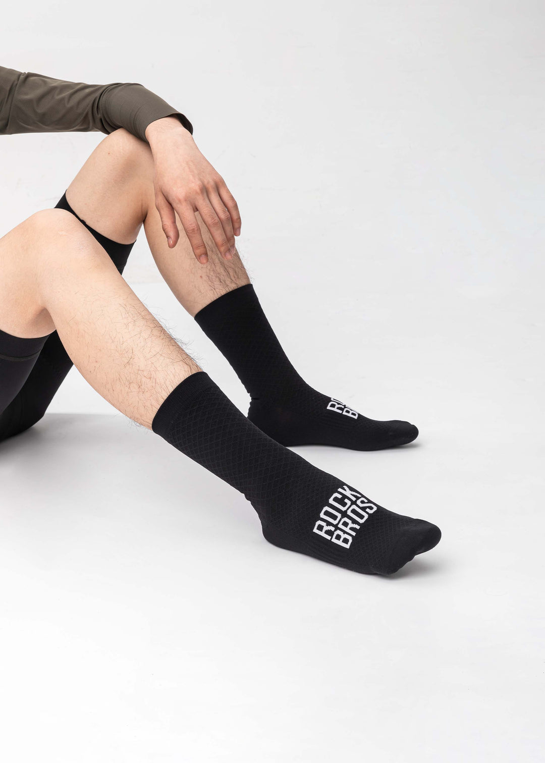 ROAD TO SKY Cycling Stockings Black