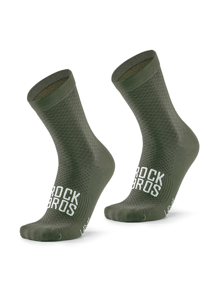 ROAD TO SKY Cycling Stockings Green