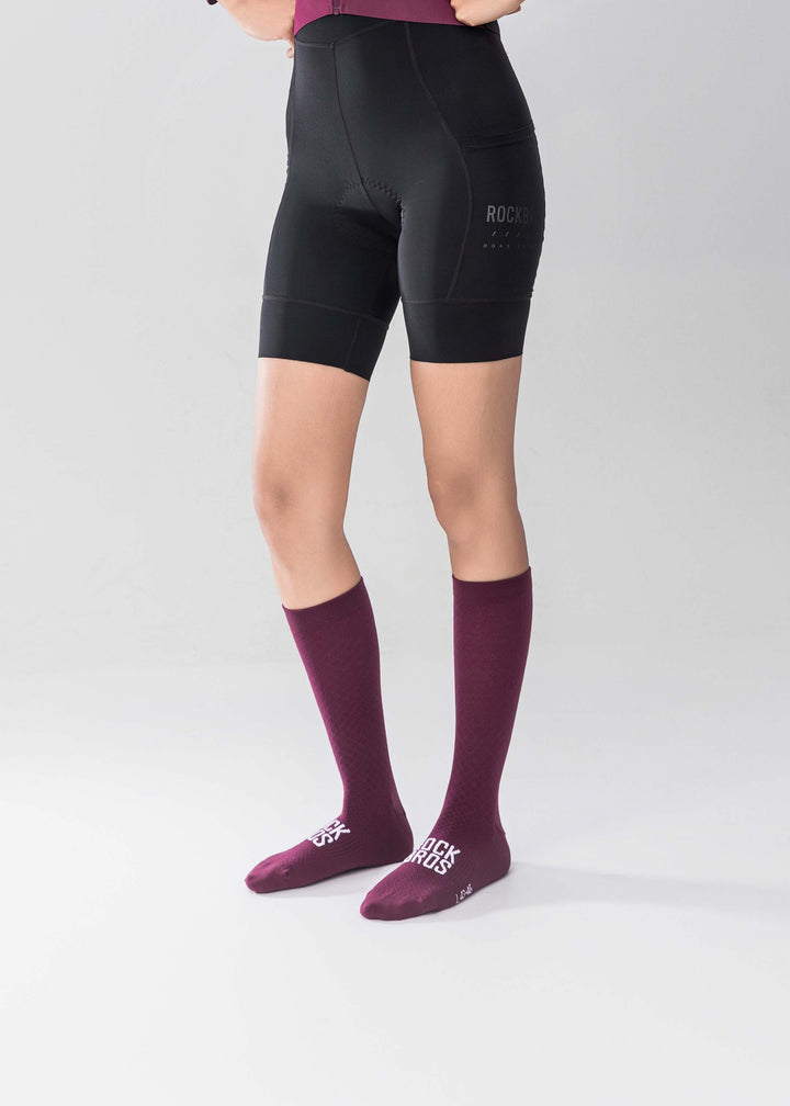 ROAD TO SKY Cycling Stockings Purple