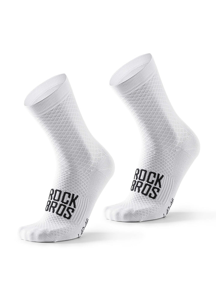 ROAD TO SKY Cycling Stockings White