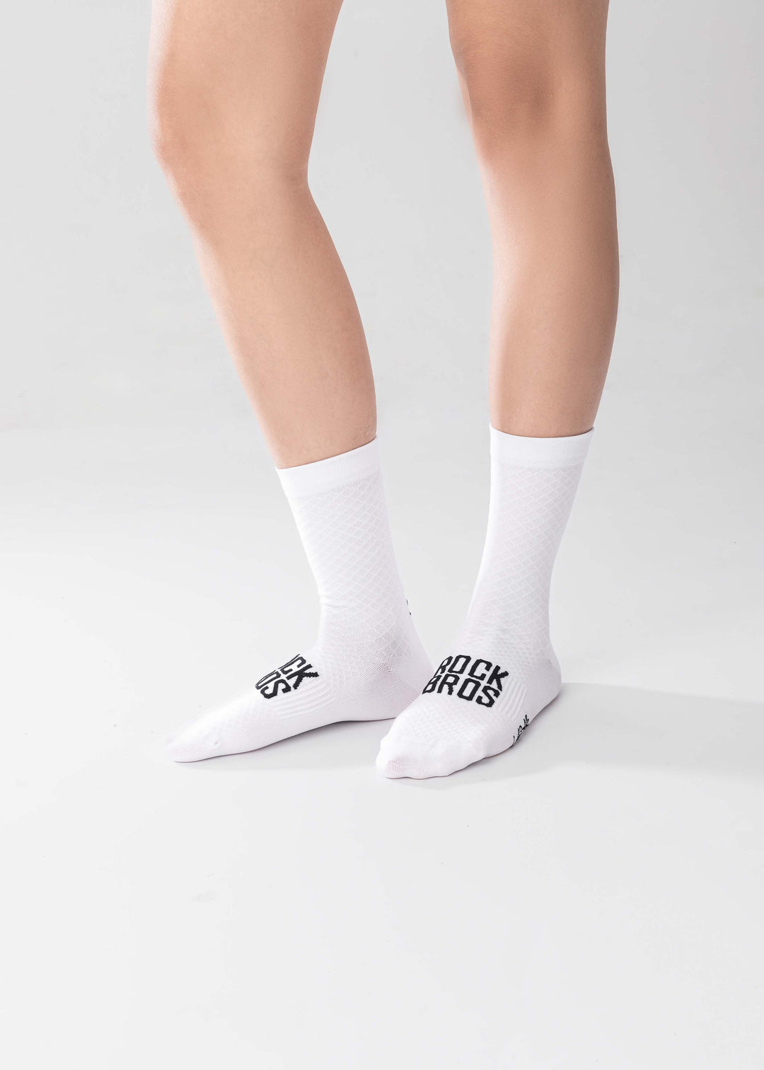 ROAD TO SKY Cycling Stockings White