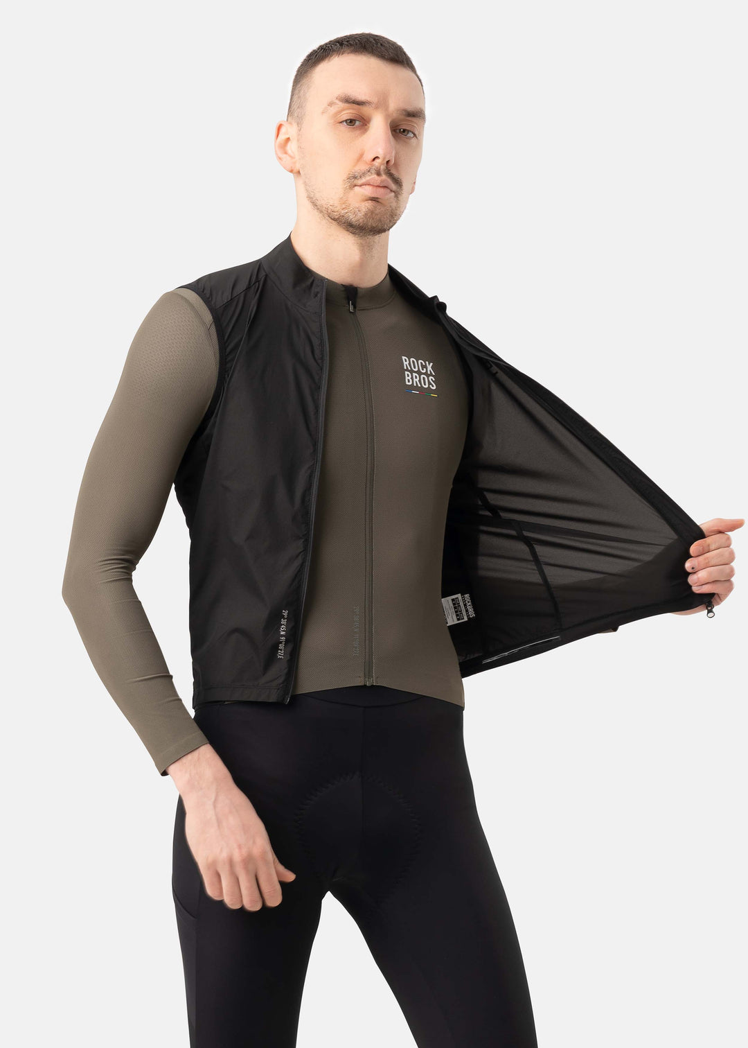 ROAD TO SKY Lightweight Windproof Vest Black