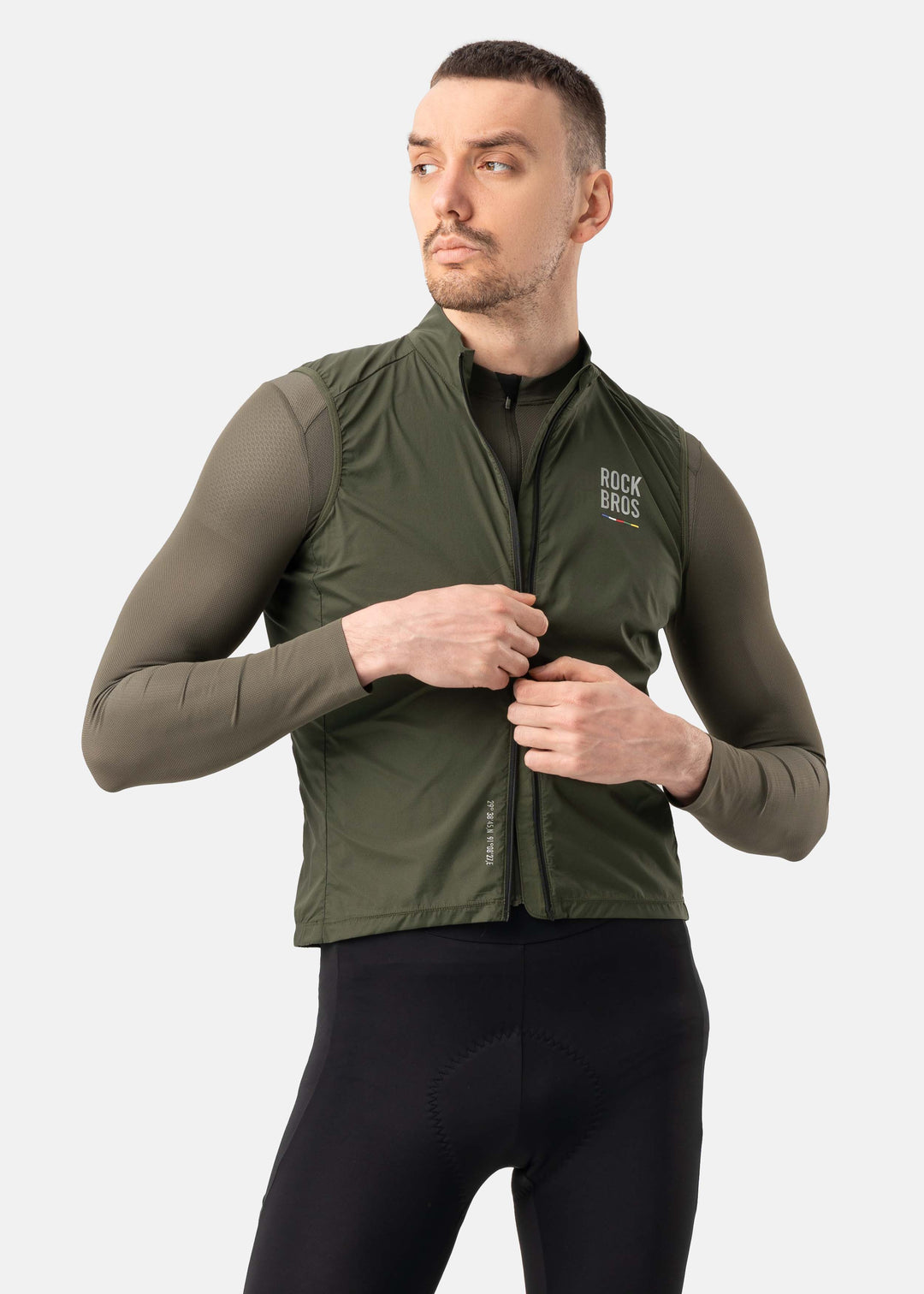 ROAD TO SKY Lightweight Windproof Vest Green