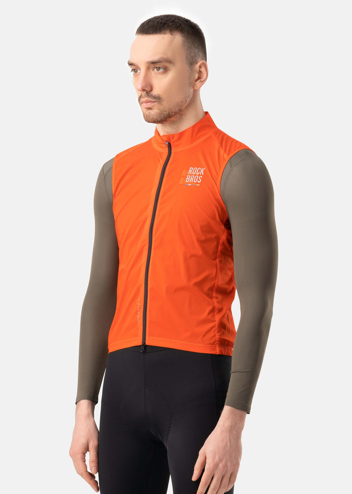 ROAD TO SKY Lightweight Windproof Vest Orange