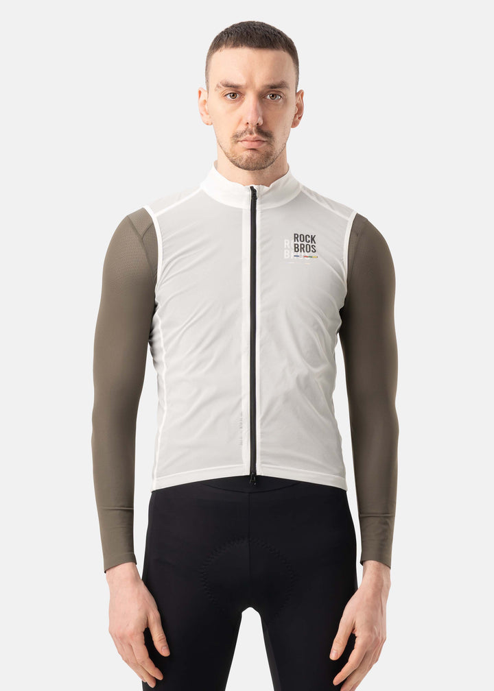 ROAD TO SKY Lightweight Windproof Vest White