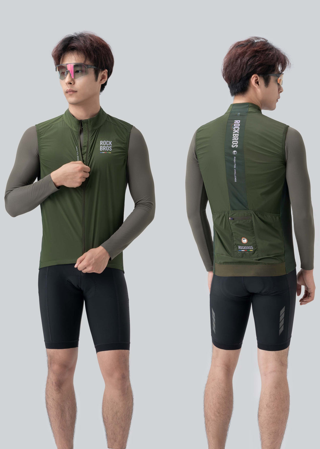 ROAD TO SKY Men's Cooling Vest Green