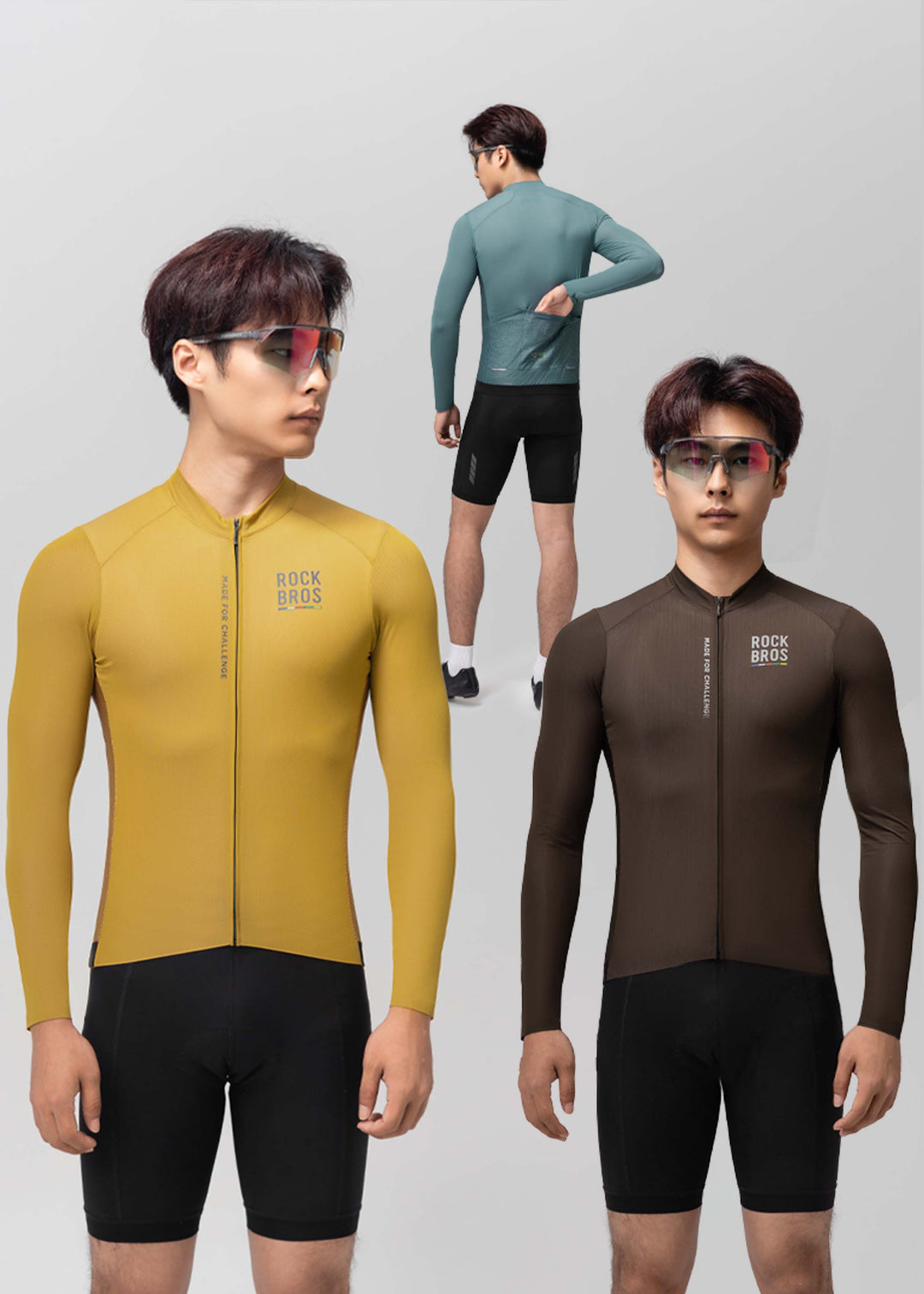 ROAD TO SKY Men's Cycling Long Sleeve Jersey Ⅱ 