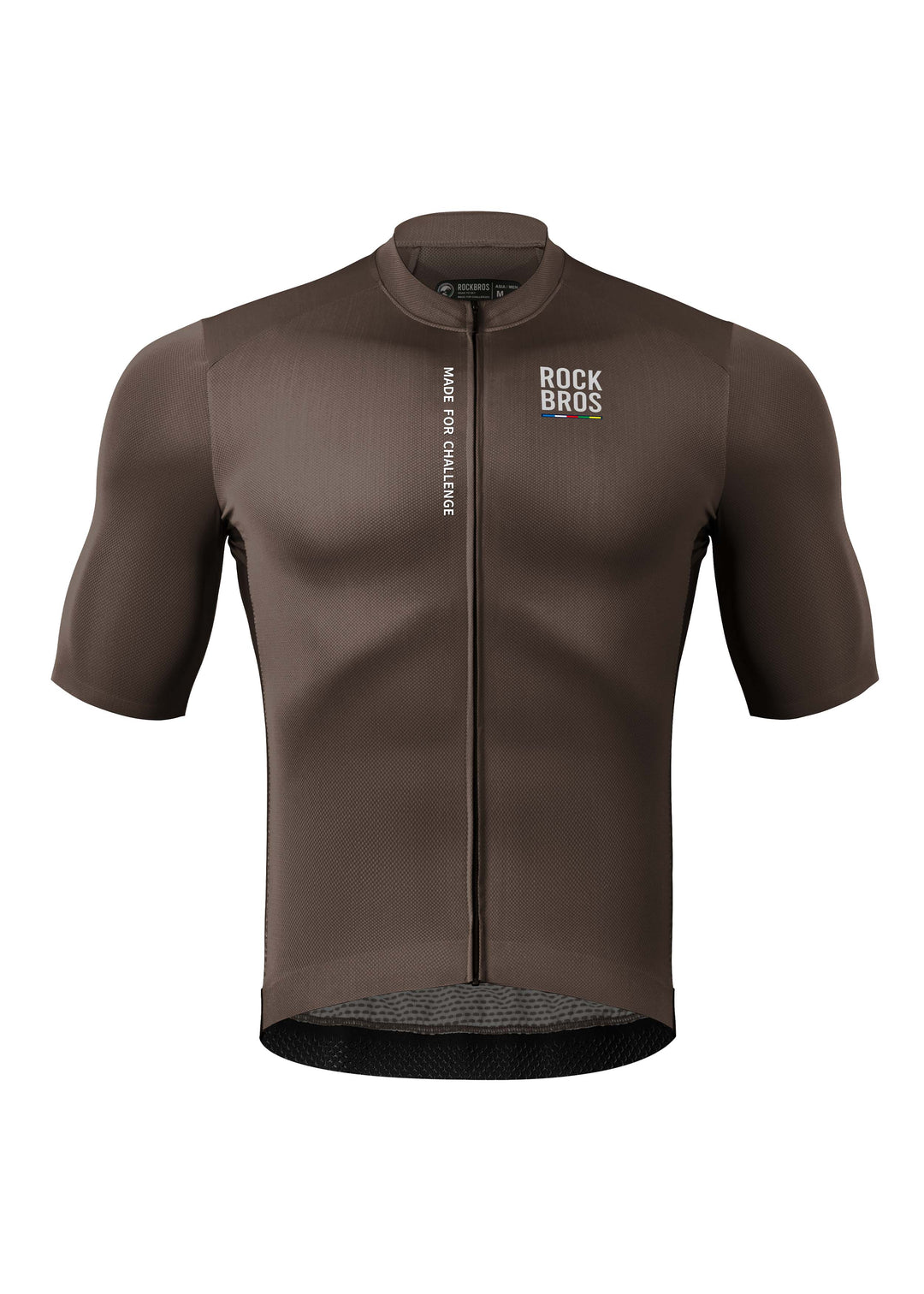 ROAD TO SKY Men's Cycling Short-Sleeved Jersey Ⅱ Dark Brown