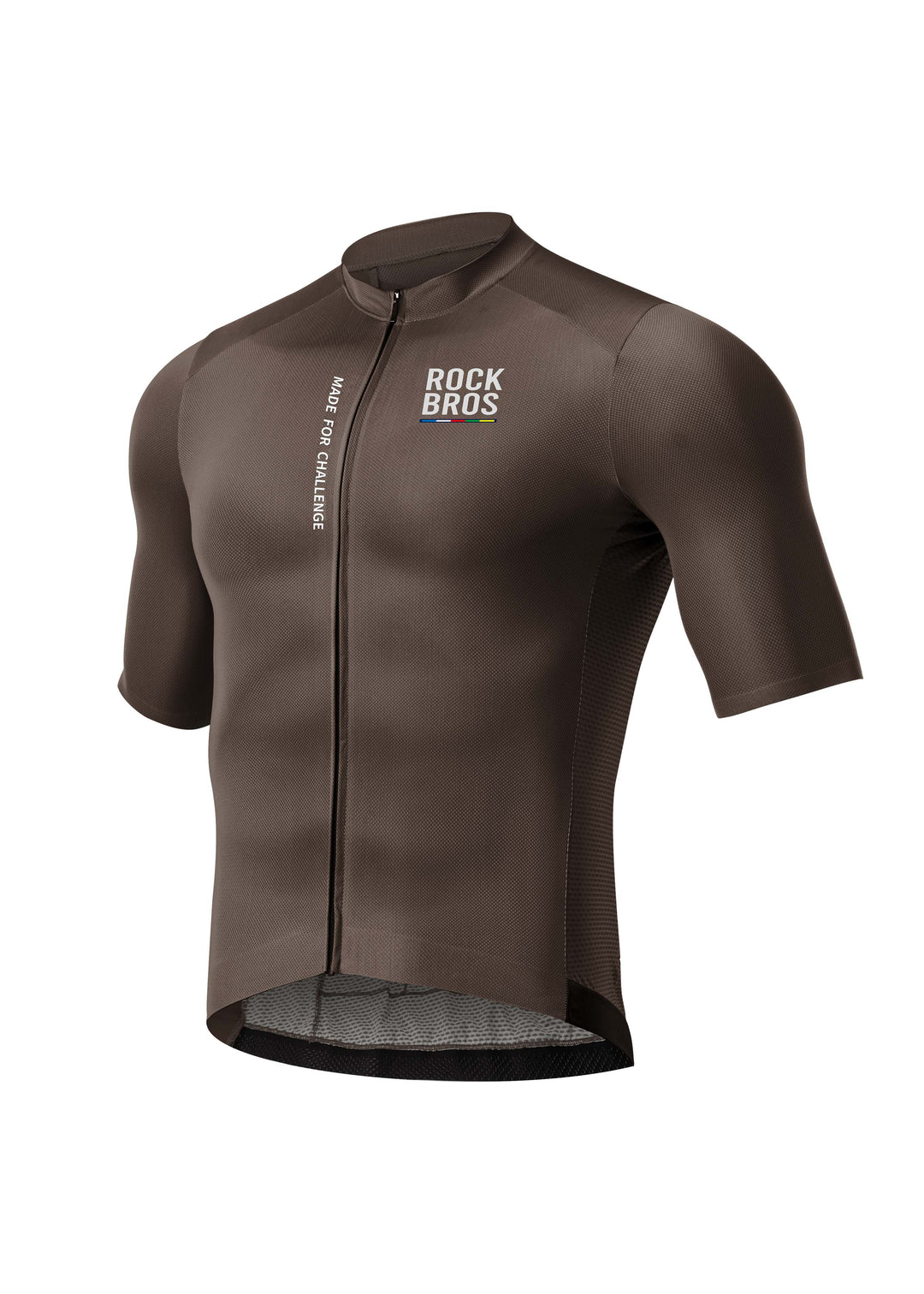 ROAD TO SKY Men's Cycling Short-Sleeved Jersey Ⅱ Dark Brown