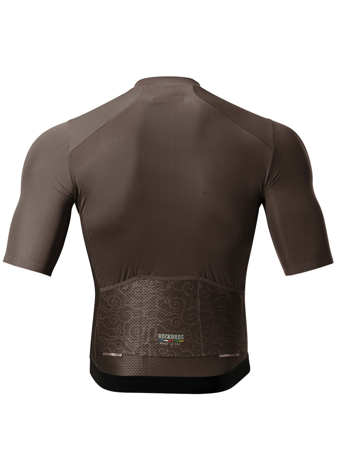 ROAD TO SKY Men's Cycling Short-Sleeved Jersey Ⅱ Dark Brown