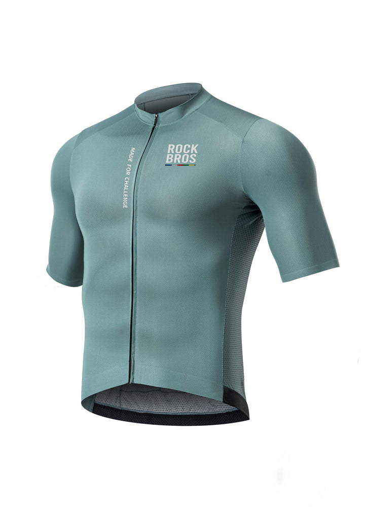 ROAD TO SKY Men's Cycling Short-Sleeved Jersey Ⅱ Mist Gray