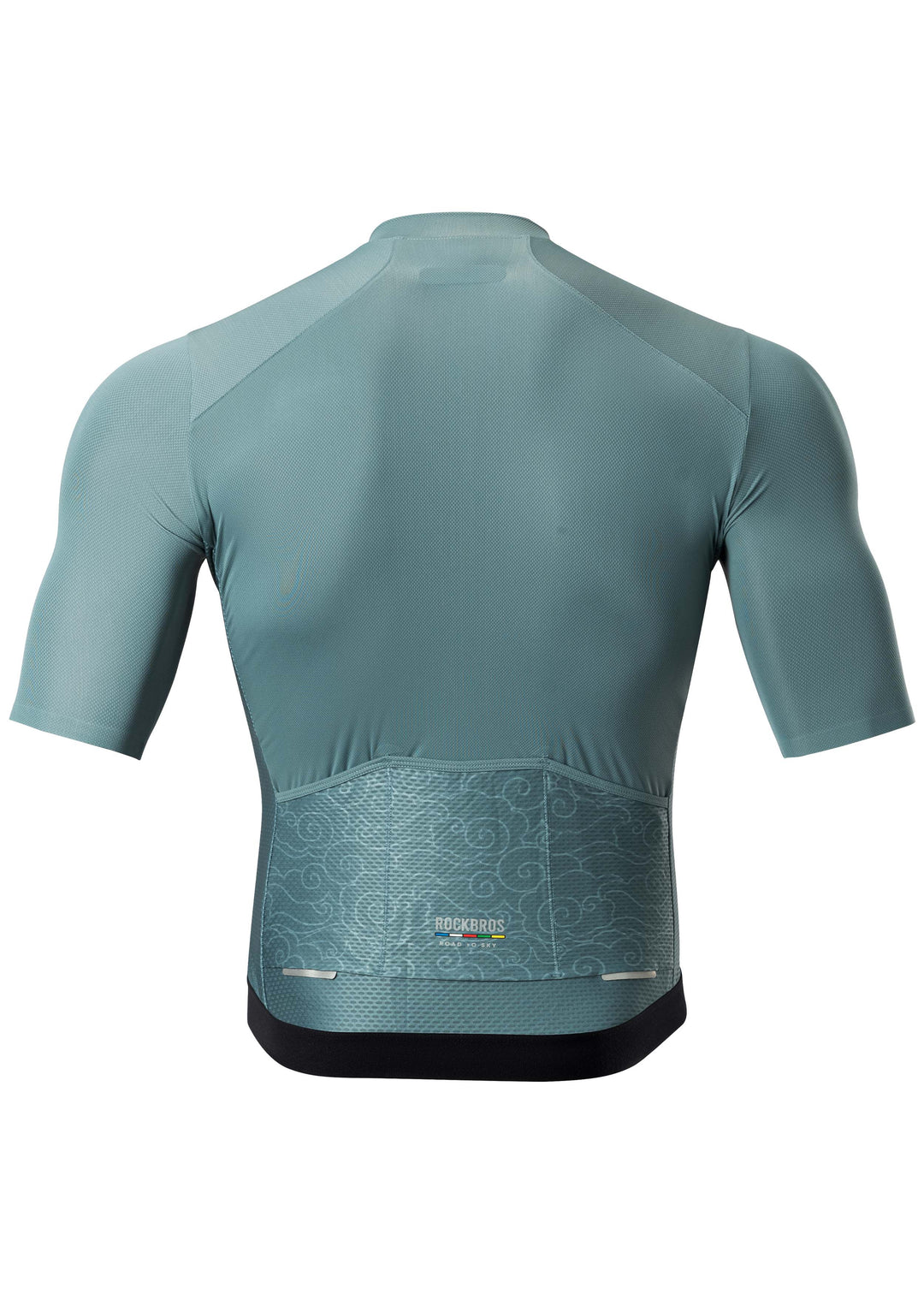 ROAD TO SKY Men's Cycling Short-Sleeved Jersey Ⅱ Mist Gray