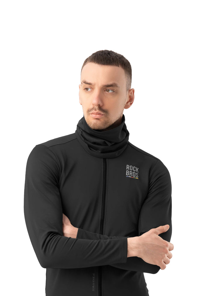 ROAD TO SKY Spring and Autumn Neck Bib Black