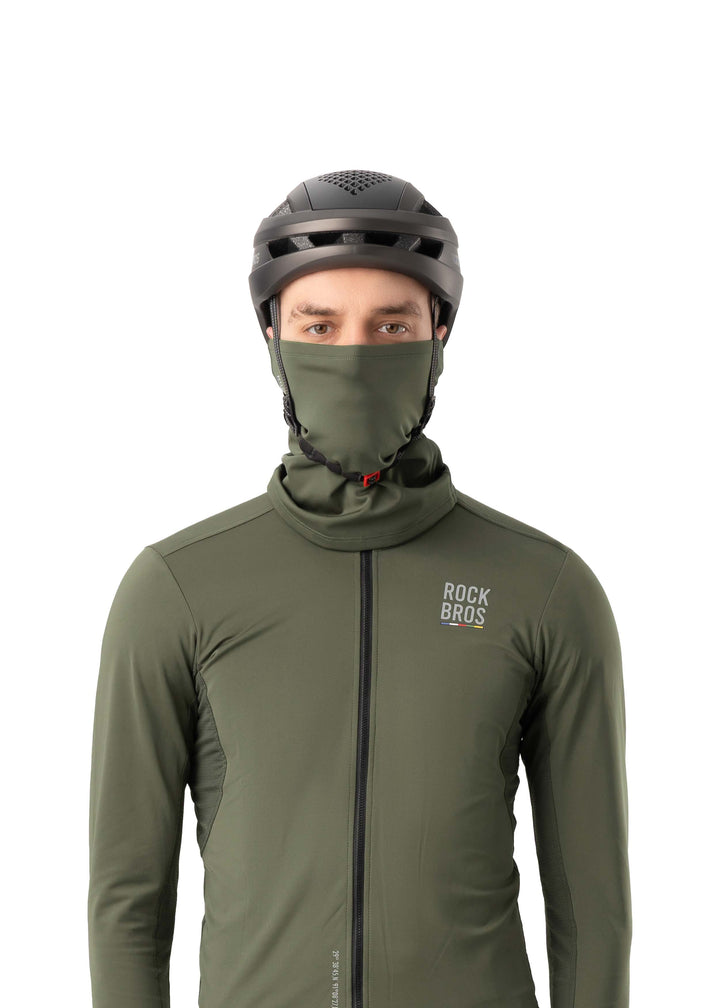 ROAD TO SKY Spring and Autumn Neck Bib Green