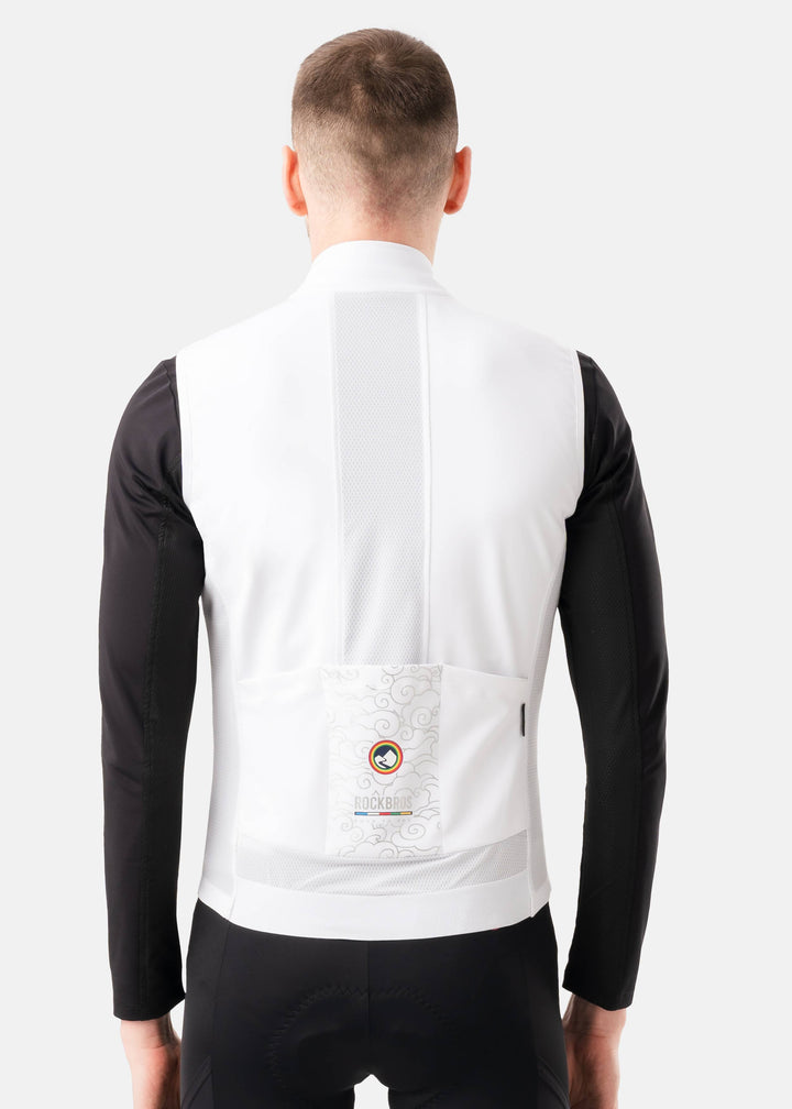 ROAD TO SKY Wind Proof Warm Vest White