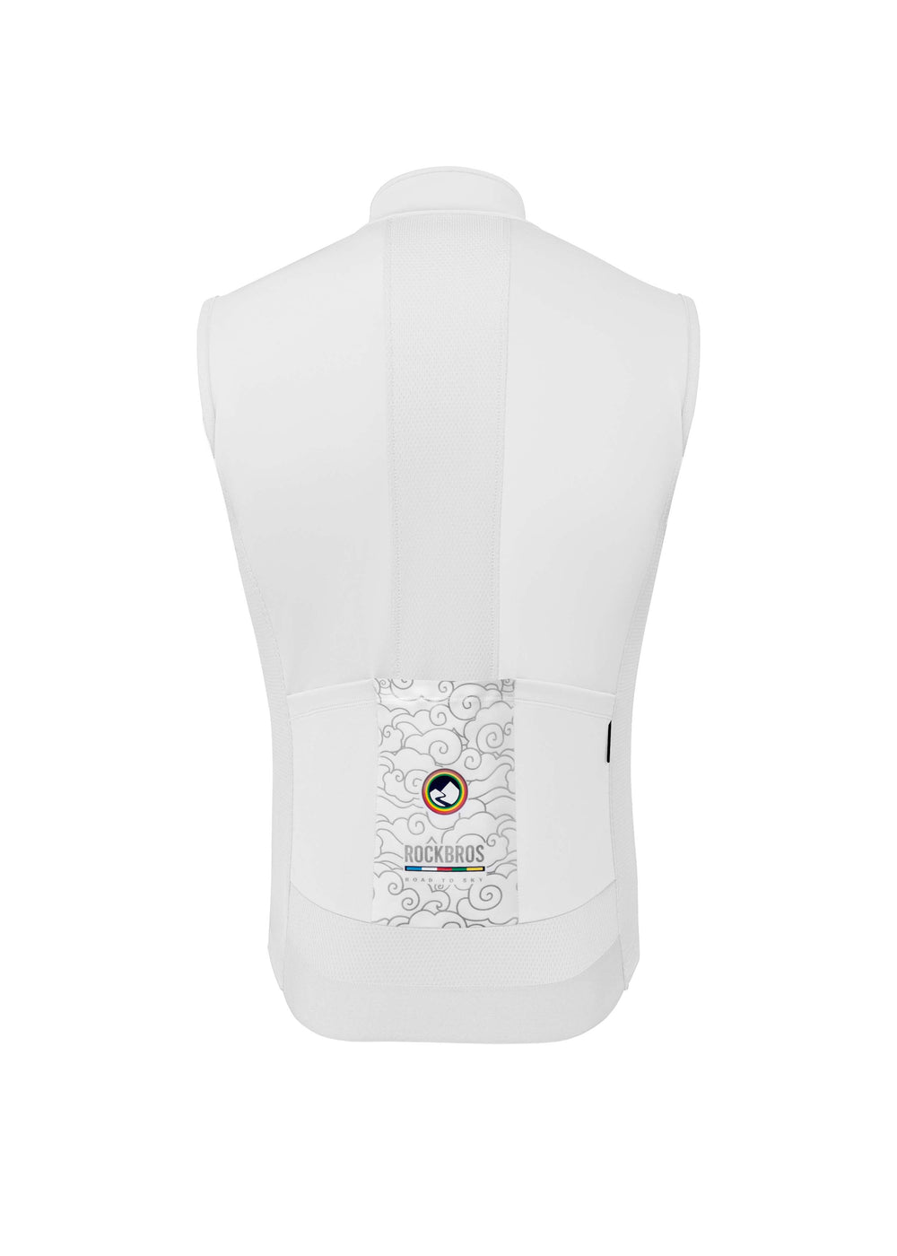 ROAD TO SKY Wind Proof Warm Vest White