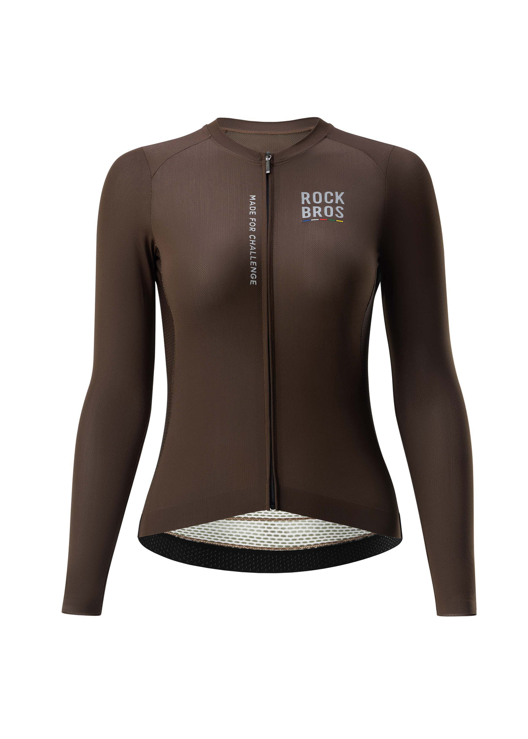 ROAD TO SKY Women's Cycling Long-Sleeved Jersey Ⅱ Dark Brown