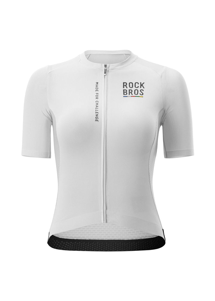 ROAD TO SKY Women's Cycling Short-Sleeved Jersey Ⅱ White