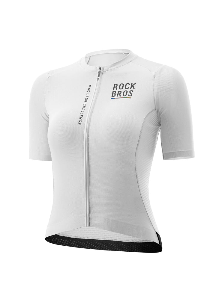 ROAD TO SKY Women's Cycling Short-Sleeved Jersey Ⅱ White