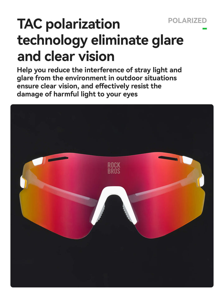 Road to Sky Cycling Glasses – Light-Adaptive, Interchangeable Lenses