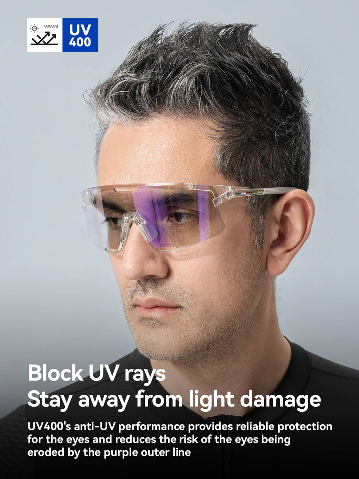 Road to Sky Cycling Glasses – Light-Adaptive, Interchangeable Lenses 