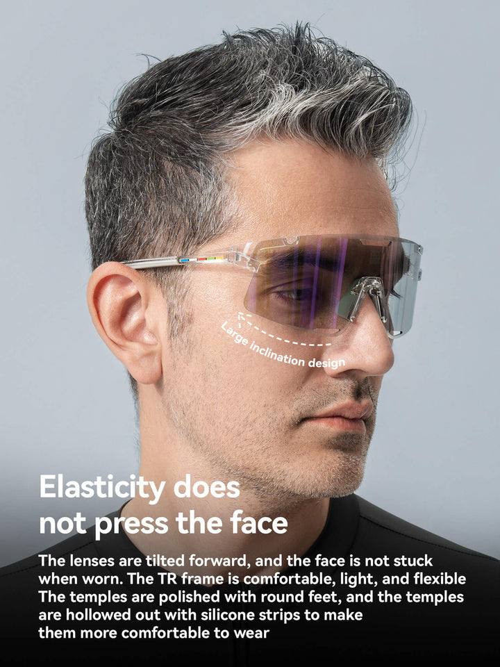 Road to Sky Cycling Glasses – Light-Adaptive, Interchangeable Lenses
