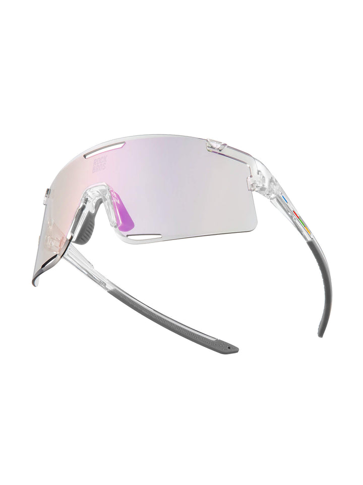 Road to Sky Cycling Glasses – Light-Adaptive, Interchangeable Lenses #Color Crystal Amethyst