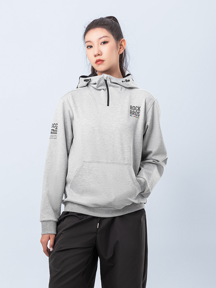 Road_To_Sky_Cycling_Hoodie_Unisex_ROCKBROS_woman_trying