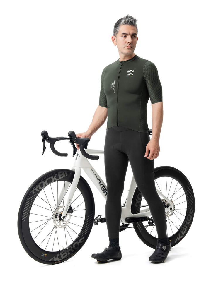 Road to Sky – Men’s Soft Shock Absorption Cycling Bib Tights