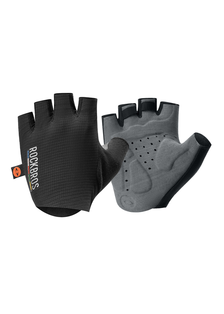 Shock-Absorbing Fingerless Cycling Gloves