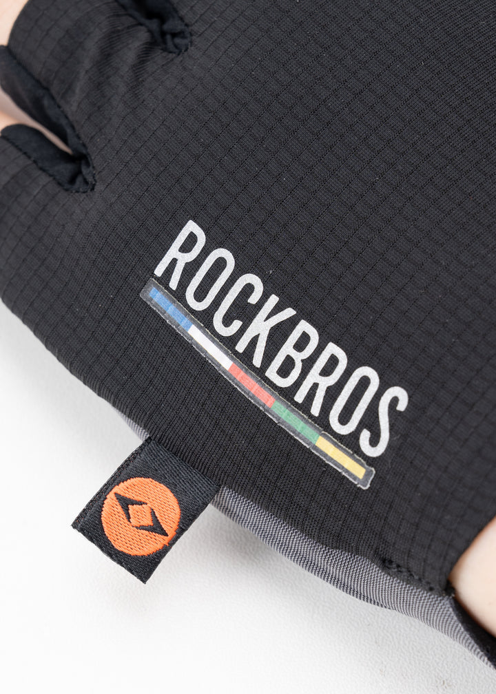 Shock-Absorbing Fingerless Cycling Gloves