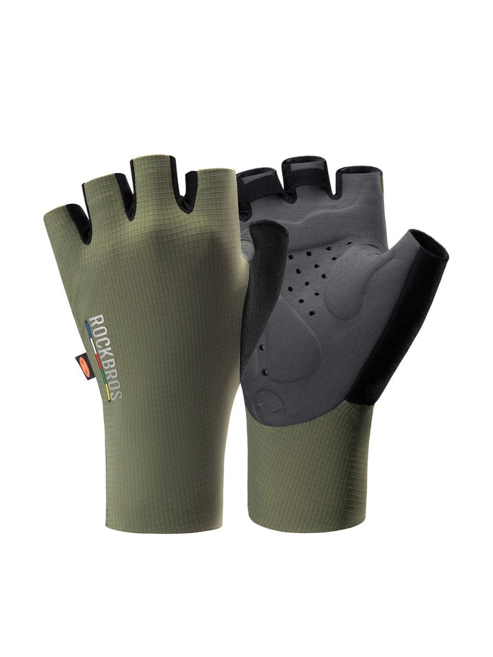 Shock-Absorbing Fingerless Cycling Gloves – Road Series