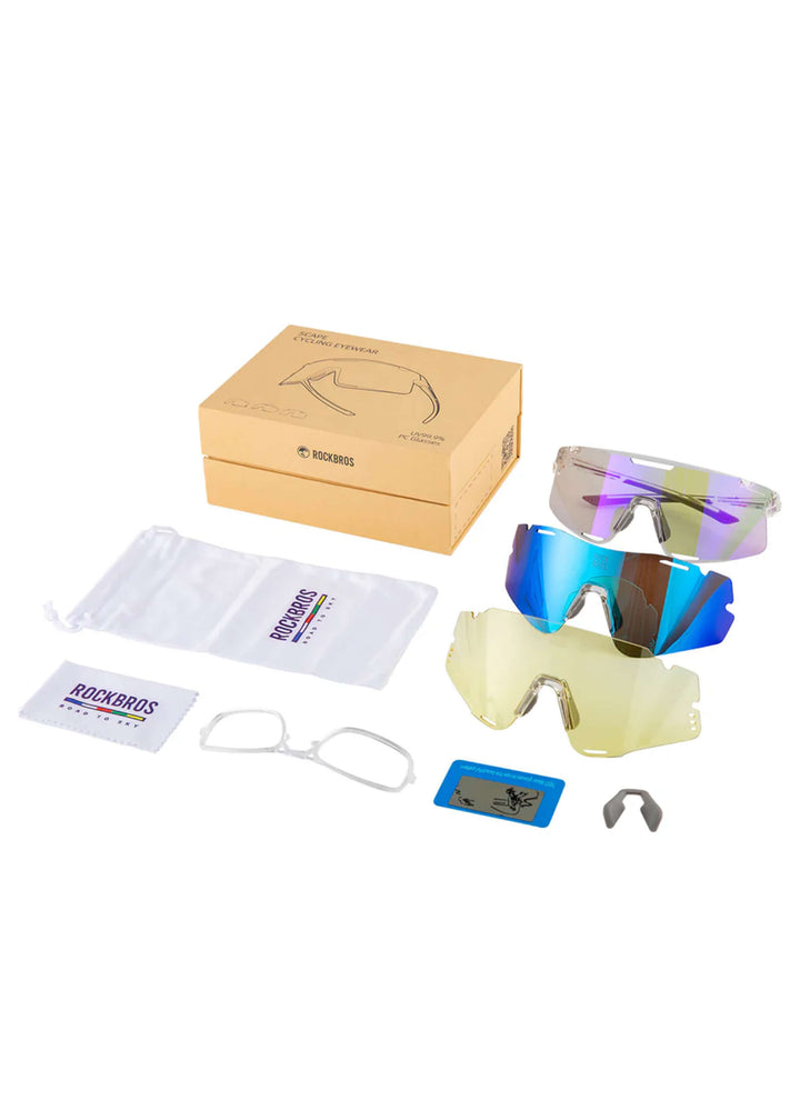 Road to Sky Cycling Sunglasses – 3 Interchangeable Lens