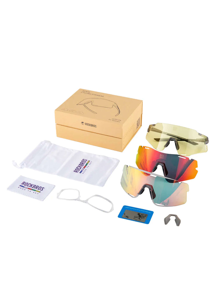 Road to Sky Cycling Sunglasses – 3 Interchangeable Lens